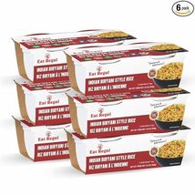 Eat Regal Gourmet Indian Biryani Rice Cups Pack of 6, 8.8 oz , 2 Serving... - $279.09 MXN