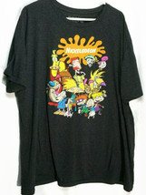 Nickelodeon Rewind Graphic Gray T Shirt 2XL  Characters from shows - £10.12 GBP