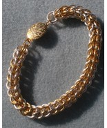 Chainmaille Bracelet Silver and Gold  - $25.00