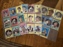 Sports 1959 Topps Baseball Cards (26 cards) good to excellent condition - £279.25 GBP