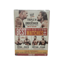 WWE: Best Pay Per View Matches 2012 DVD New Sealed Triple H Undertaker - £17.57 GBP