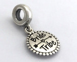 Authentic PANDORA &quot;Bride Tribe&quot; Charm, Sterling Silver, ENG791169_31, New - $37.99