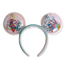 Mickey and Minnie Mouse Ears Headband: Winter Snow Globe, Christmas - £23.97 GBP