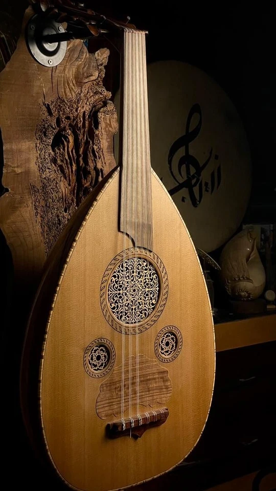 ✅️Professional Oud Made By Zeryab Shami plus Oud Instrument ✅️ - $8,937.82 MXN