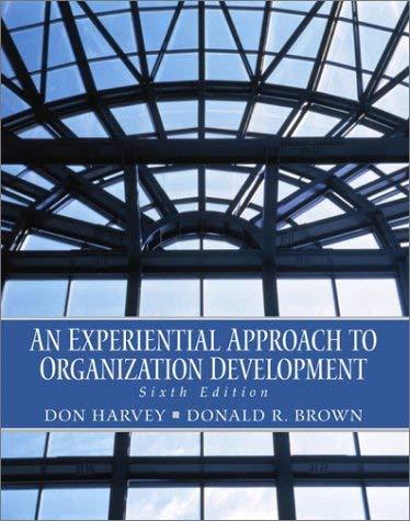 An Experiential Approach to Organization Development (6th Edition) Harve... - $3.96