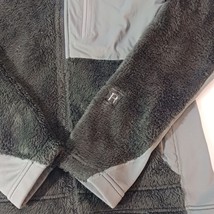 Patagonia Women Black/Gray Full Zip Polartec Thermal Pro Fleece Jacket Chest 38" image 7