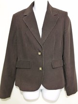 Vineyard Vines Womens 8 Brown Cotton Corduroy Blazer Jacket Shep Ian  - £29.66 GBP