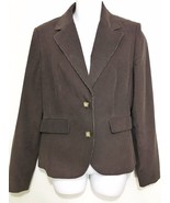 Vineyard Vines Womens 8 Brown Cotton Corduroy Blazer Jacket Shep Ian  - £29.51 GBP