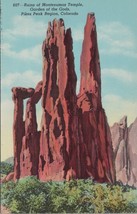 ZAYIX Postcard Montezuma&#39;s Temple Garden of the Gods Pikes Peak Co 08302... - £7.80 GBP