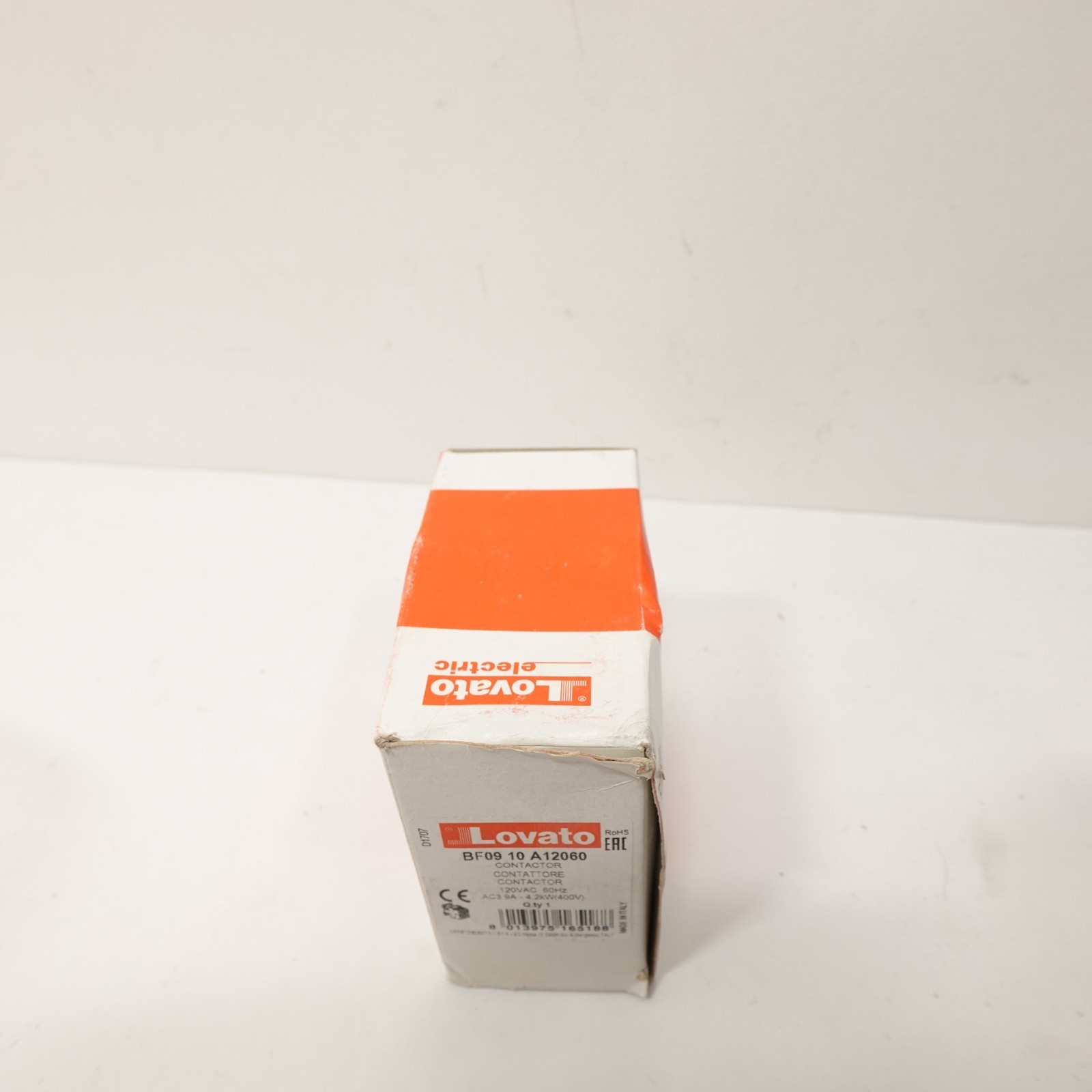 Lovato BF09 10 A12060 Contactor 120VAC 60Hz AC3 9A 4.2kW (400V) New in Box Item image 2