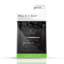 Voesh Pedi In A Box Deluxe 4 Step Set - Charcoal Powder Detox - £7.16 GBP