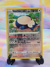 Pokemon TCG Lost Origins Card | Snorlax Reverse Holo 143/196 Rare - $0.99