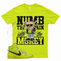 Yellow NUMB Shirt for Ambush N Dunk Atomic Green Flash Lime Neon Volt Tennis - £20.25 GBP+