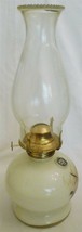 VINTAGE LAMPLIGHT FARMS MILK GLASS FLYING DUCKS OIL HURRICANE LAMP LANTERN - £30.37 GBP