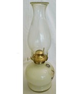 VINTAGE LAMPLIGHT FARMS MILK GLASS FLYING DUCKS OIL HURRICANE LAMP LANTERN - £30.05 GBP