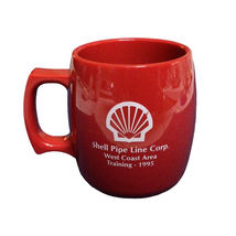 1995 Vintage Shell Oil Pipe Line Promo Coffee Mug West Coast Area ~896 - £17.50 GBP