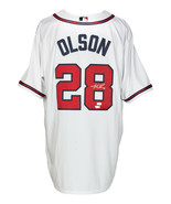 Matt Olson Signed Atlanta Braves White Nike Baseball Jersey Fanatics - £266.21 GBP