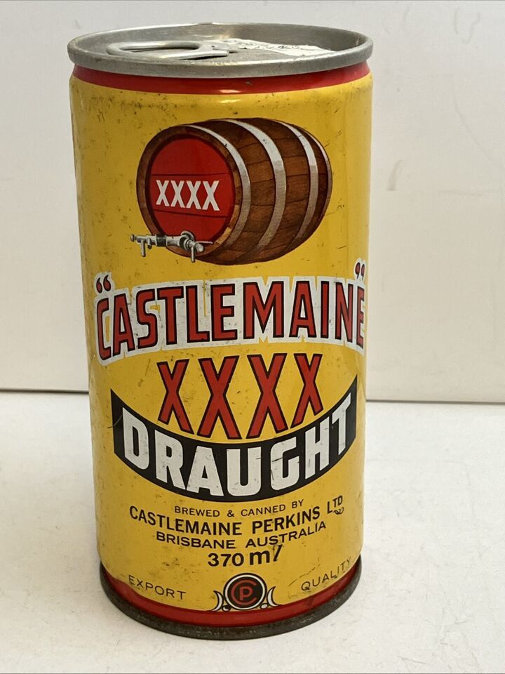 “Castlemaine” XXXX Draight Beer Can 370 ml Brisbane Australia - $9.85