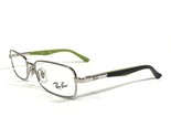 Ray-Ban RB1035 4012 Kinder Brille Rahmen Grün Silber Rechteckig 47-15-125 - $27.68