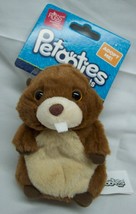 Russ Petooties Pets Soft Brown Beaver 4&quot; Plush Stuffed Animal Toy New - £11.68 GBP