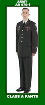 Mens Class A Enlisted Serge Green US Army Dress Pants All Sizes - $34.31