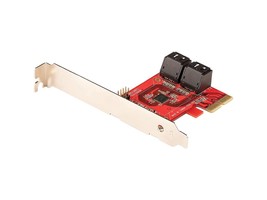 StarTech 4 Port PCI Express to SATA Converter Expansion Card 4P6G-PCIE-SATA-CARD - £89.63 GBP