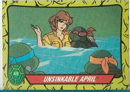 Teenage Mutant Ninja Turtles 1989 TOPPS Card # 49 APRIL - £1.19 GBP