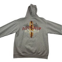 Ron Jon Surf Shop Hoodie Ocean City Maryland Mens L Gray Drawstring  - $23.51