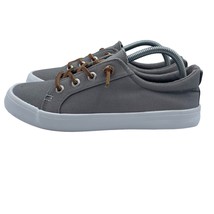 Tommy Bahama Canvas Comfort Slip On Gray Shoes Casual Womens 10 - $39.59
