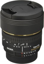 Sigma 15Mm F/2.8 Ex Dg Diagonal Fisheye Lens For Nikon Slr Cameras - $620.99
