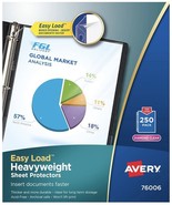 Avery Premium Heavyweight Sheet Protectors, Clear, 250 Count - $26.64