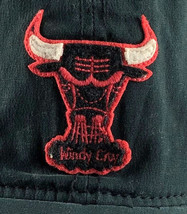 Chicago Bulls Windy City Baseball Hat Black Red adidas - £15.57 GBP