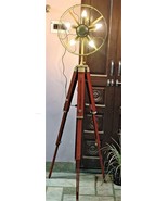 Antique Tripod Fan 5 Light Lamp Floor Tripod Stand x-mas gift item - £175.07 GBP