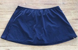 Kim Rogers Womens Navy Blue Swim Skirt Skort with Brief Size XL NEW - £23.18 GBP