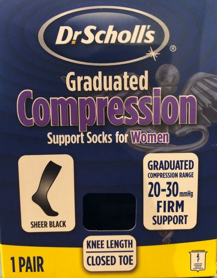Dr. Scholl&#39;s Graduated Compression 20-30 mmHg SHEER - $14.50
