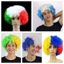 America Football Team Supporters  Wig Novelty Hair For Sports Soccer - £8.04 GBP