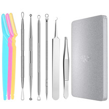 Blackhead Remover Pimple Popper Tool Kit, 9 Pcs Come done Extractor Tool - £8.54 GBP
