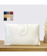 Ivory Pure Mulberry Silk Pillowcase | Standard, Queen &amp; King | Float Col... - $74.99+