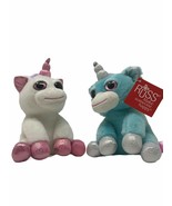 Russ Lil Peepers Plush Stuffed Animal - Twinkle Unicorn, Blue and white - £19.43 GBP
