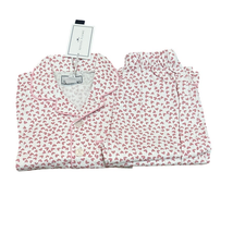 Petite Plume Sweethearts Classic Pajama Set White, Red Size 7 New with tags - $817.08 MXN