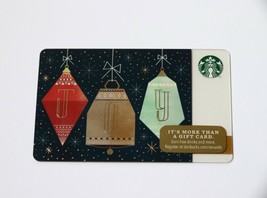 Starbucks 2014 Christmas ORNAMENTS JOY Gift Card Limited Mint New RARE - $7.99