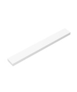 20pcs Part 4162 Tile 1 x 8 with Groove White Building Bricks Parts Lot o... - $18.75 CAD
