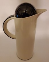 KRUPS Type 280 Thermal Carafe Beige With Black Lid Serving Hot Drinks Insulated - $28.69