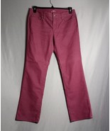 Ann Taylor Pants Womens 12P Mauve Modern Straight Soft Brushed Corduroy - $29.60