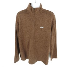 Ocean Coast Men&#39;s Big &amp; Tall LT Chocolate Quarter Zip Fleece Pullover NWT $64.50 - £21.90 GBP