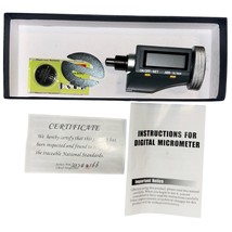 Micrometer 0-25mm / 0-50mm Digital Display Engraved Measuring Tool 15mm ... - $47.81