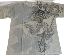 Amphibious Outfitters Men&#39;s T-Shirt LG Scuba Skull Vintage Short Sleeve - $526.72 MXN