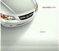 2008 Hyundai SONATA brochure catalog 08 US GLS SE Limited - $6.00