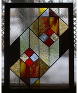 Stained Glass panel, 3D, 3 dimensional, Cathedral Glass with - $150.00