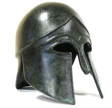 Peloponnesian Corinthian Greek 100% Bronze helmet Museum Replica Reprodu... - $593.01